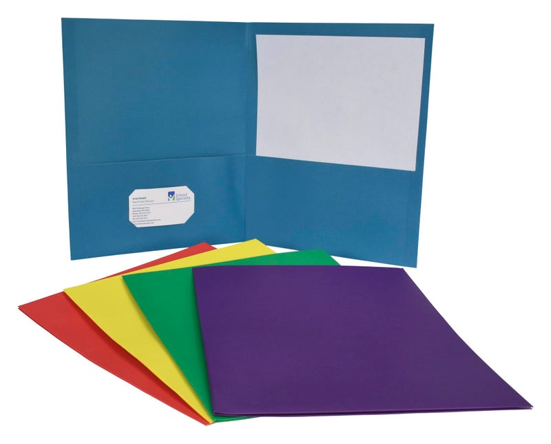 سكول سمارت حافظة سكول سمارت بجيبين، ألوان متنوعة، 25 قطعة - 084900 - Image 5